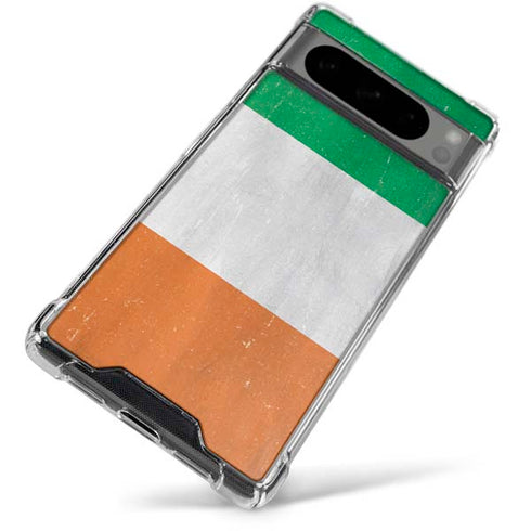 Ireland Flag Distressed Google Pixel 8 Pro Clear Case